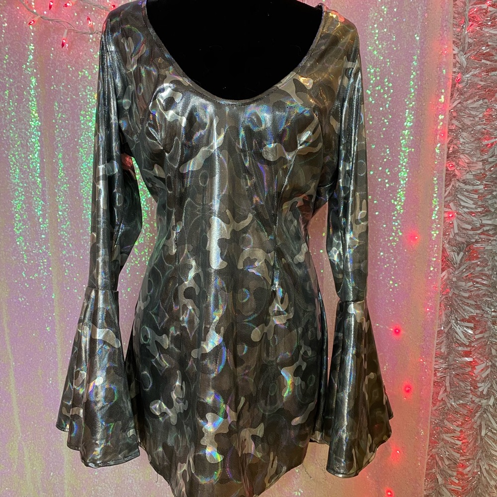 Disco diva costume mini dress